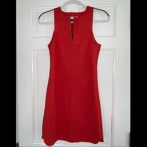Bright orange Trina Turk tank dress